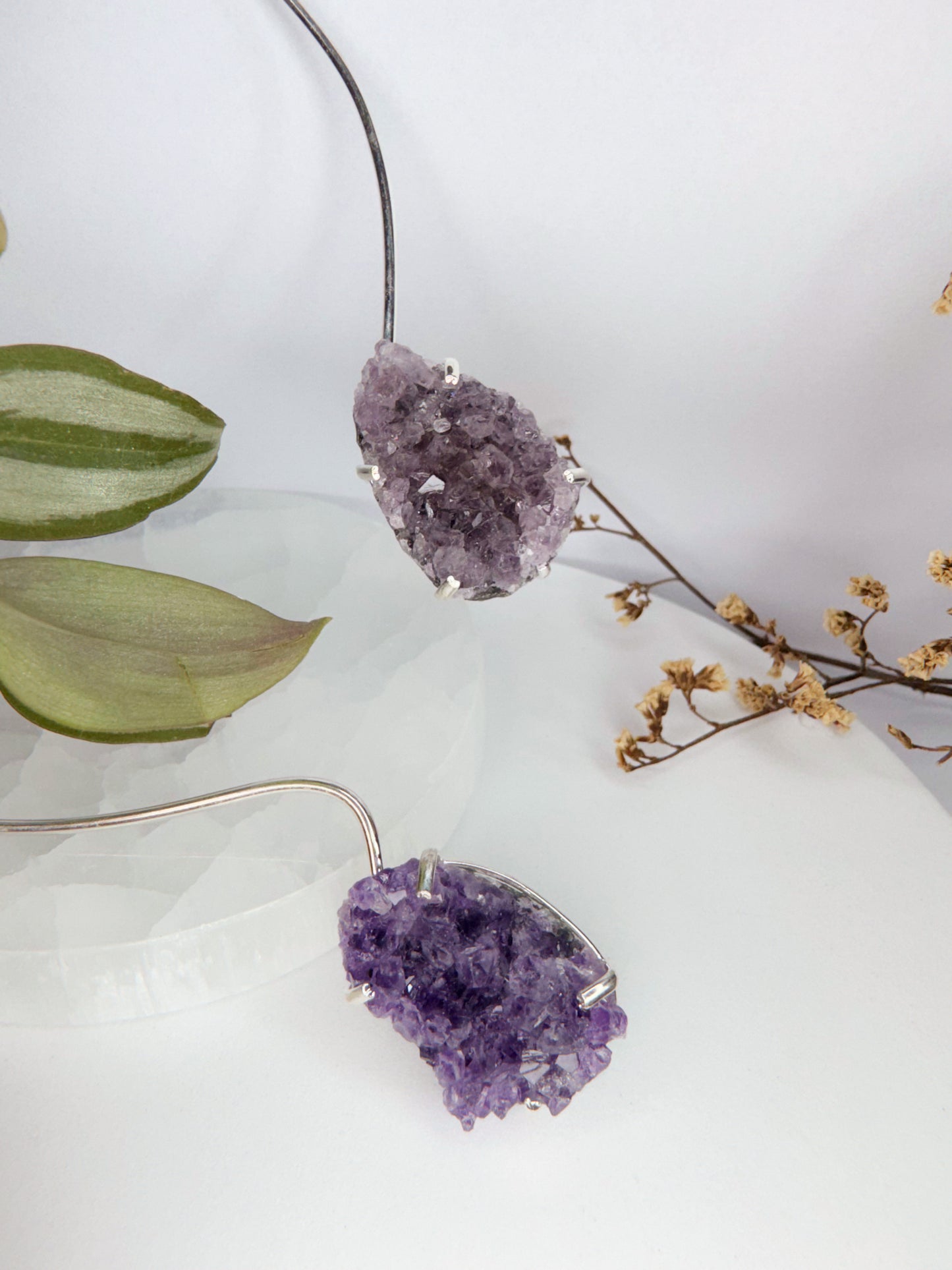 Choker Espaço - Drusa ametista