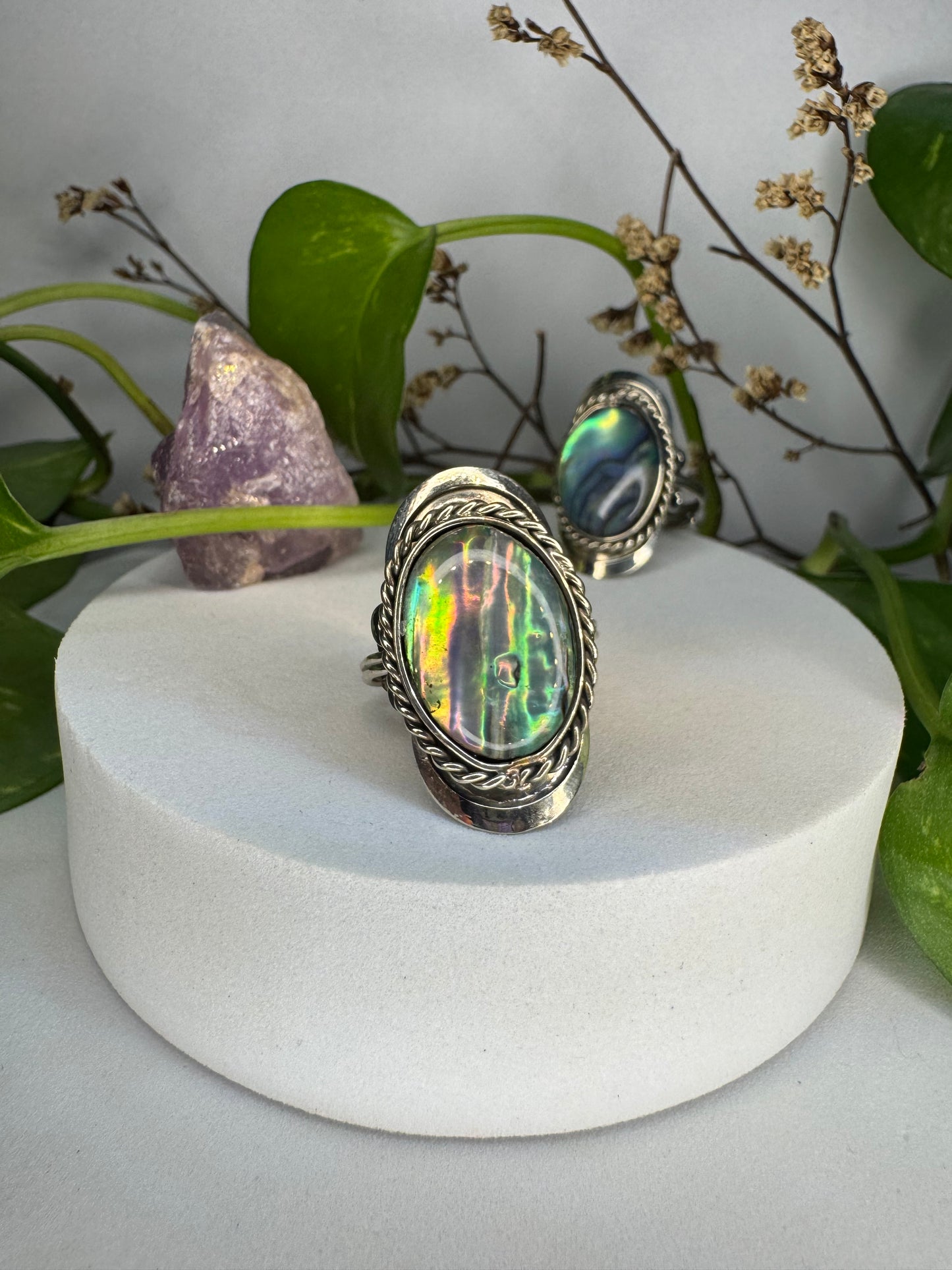 Anel Aura - Abalone