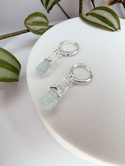 Brinco júpiter - água marinha