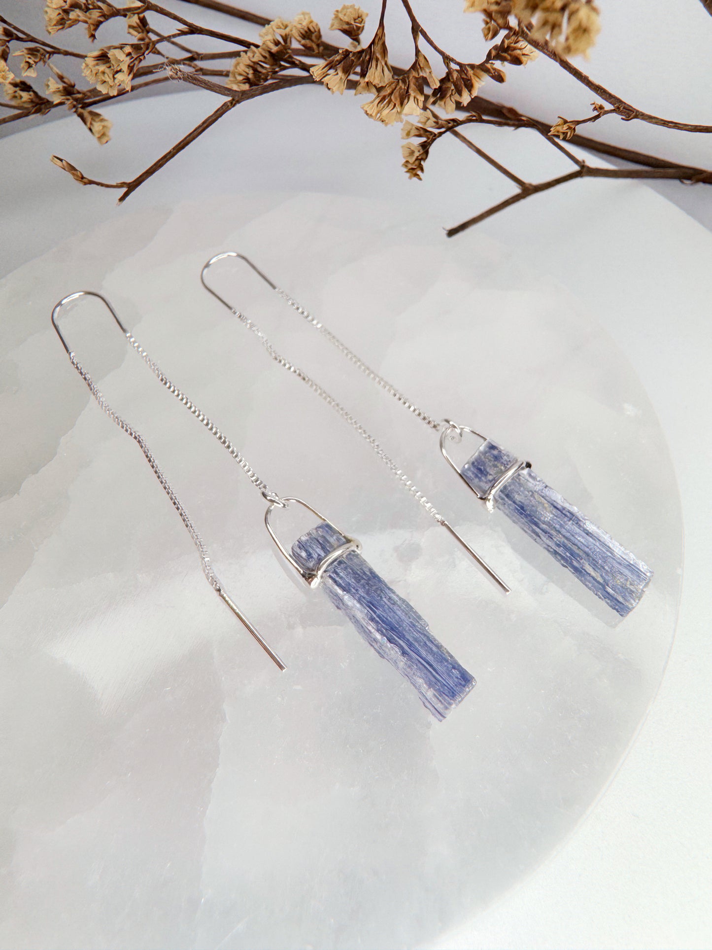 Brinco Zen - cianita azul