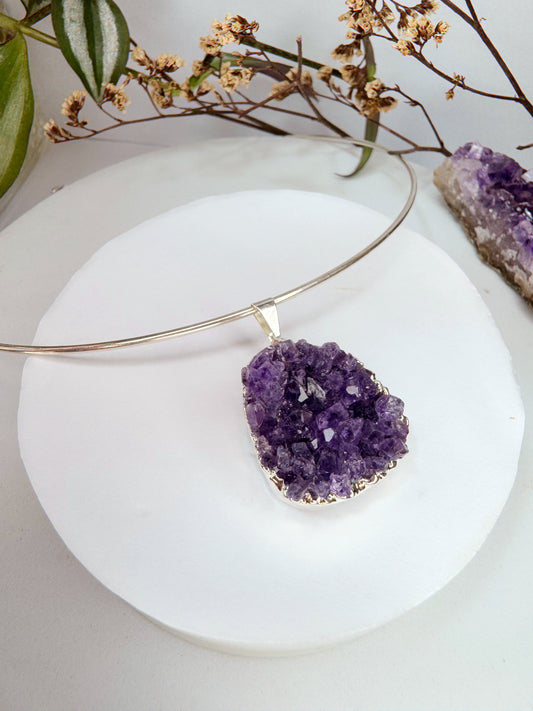 Aro Lunação - Drusa ametista