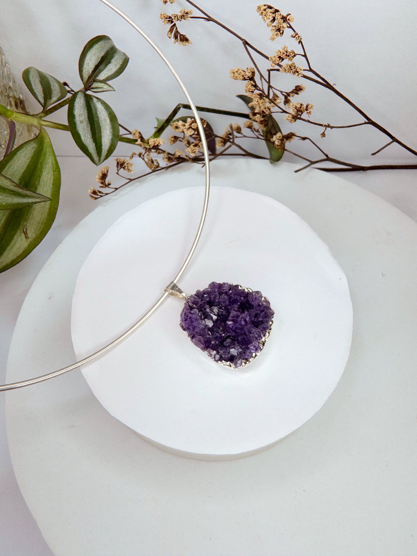 Aro Lunação - Drusa ametista