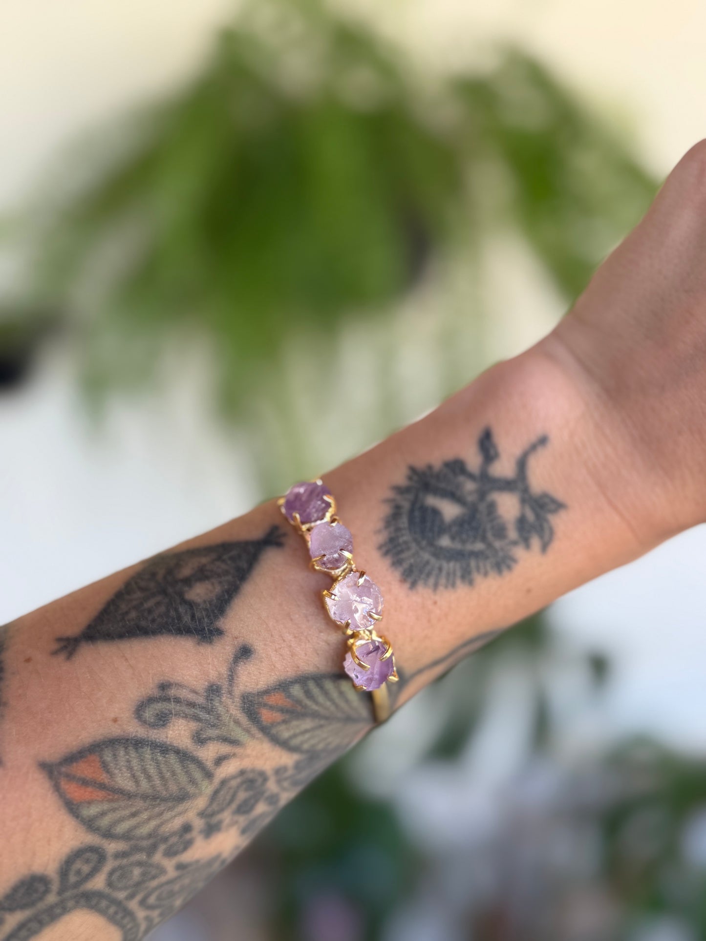 Bracelete terra - Ametista