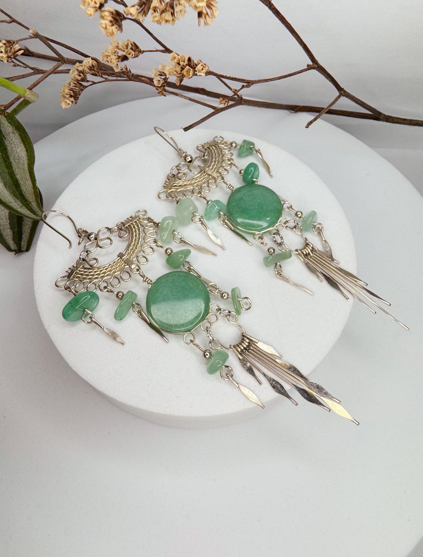 Brinco nostalgia - Quartzo verde