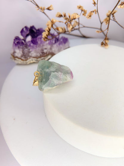 Pingente - Fluorita bruta