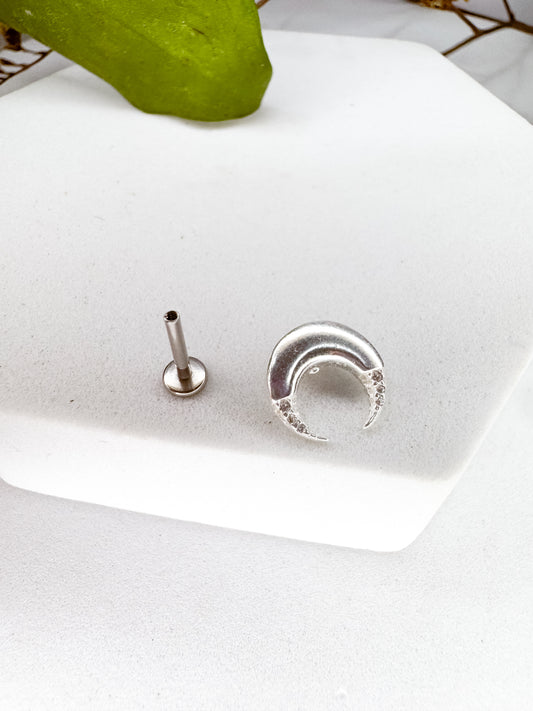 Piercing lua - Prata 925