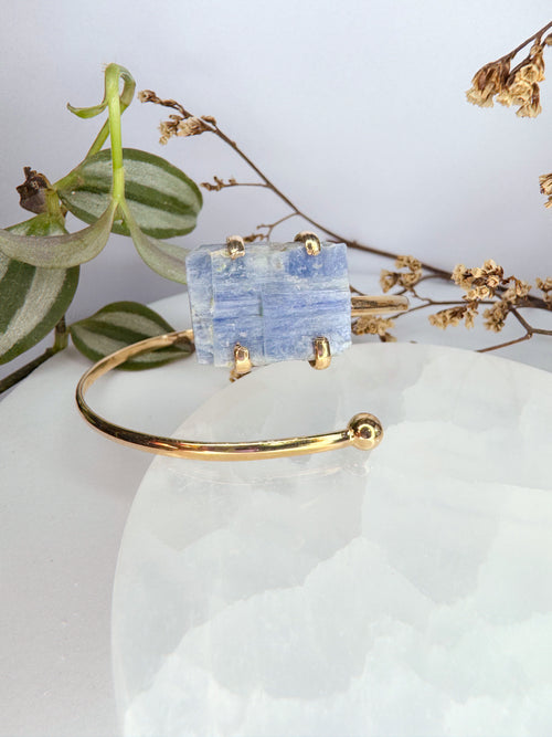 Bracelete Estrela -  Cianita azul