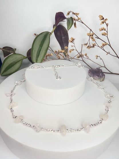 Choker Luar - Quartzo Transparente