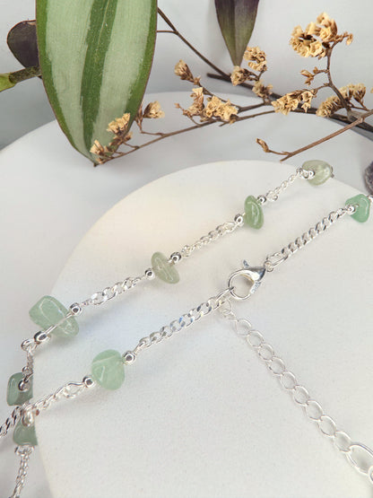 Choker Luar - Quartzo Verde