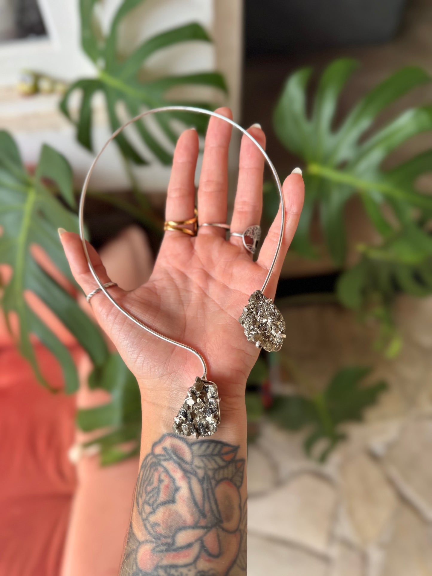 Choker Espaço  - Pirita