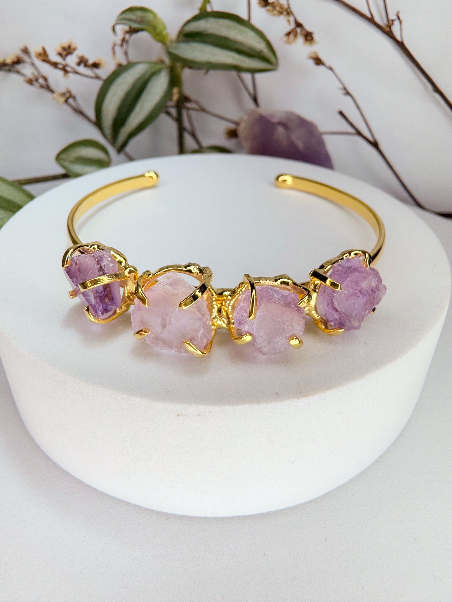 Bracelete terra - Ametista