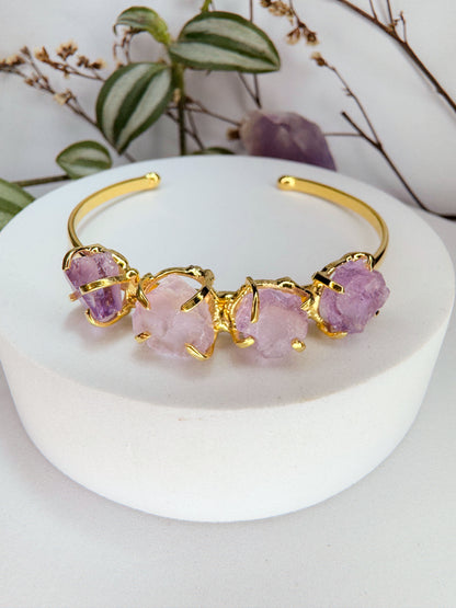 Bracelete terra - Ametista