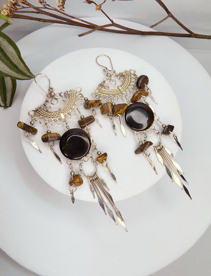 Brinco Nostalgia - Olho de Tigre