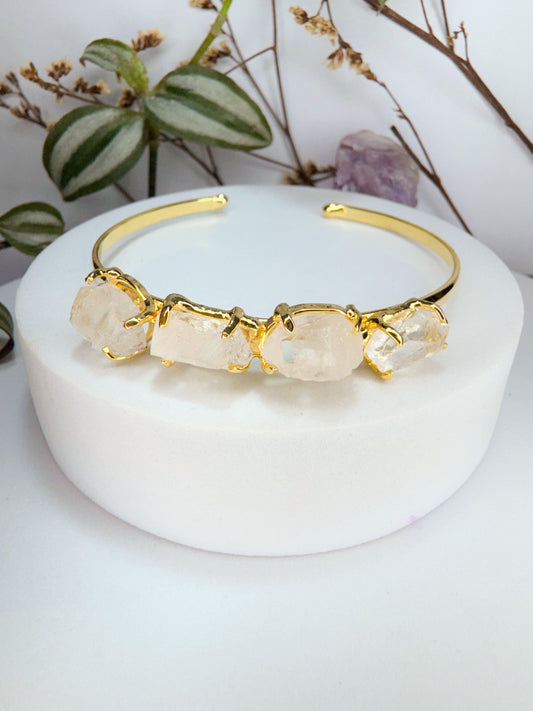 Bracelete terra - Quartzo de cristal