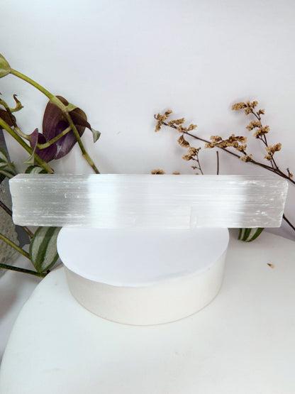 Barra Selenita branca - Limpeza