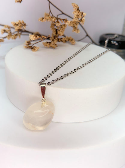 Colar Nature - Quartzo De Cristal Lapidado