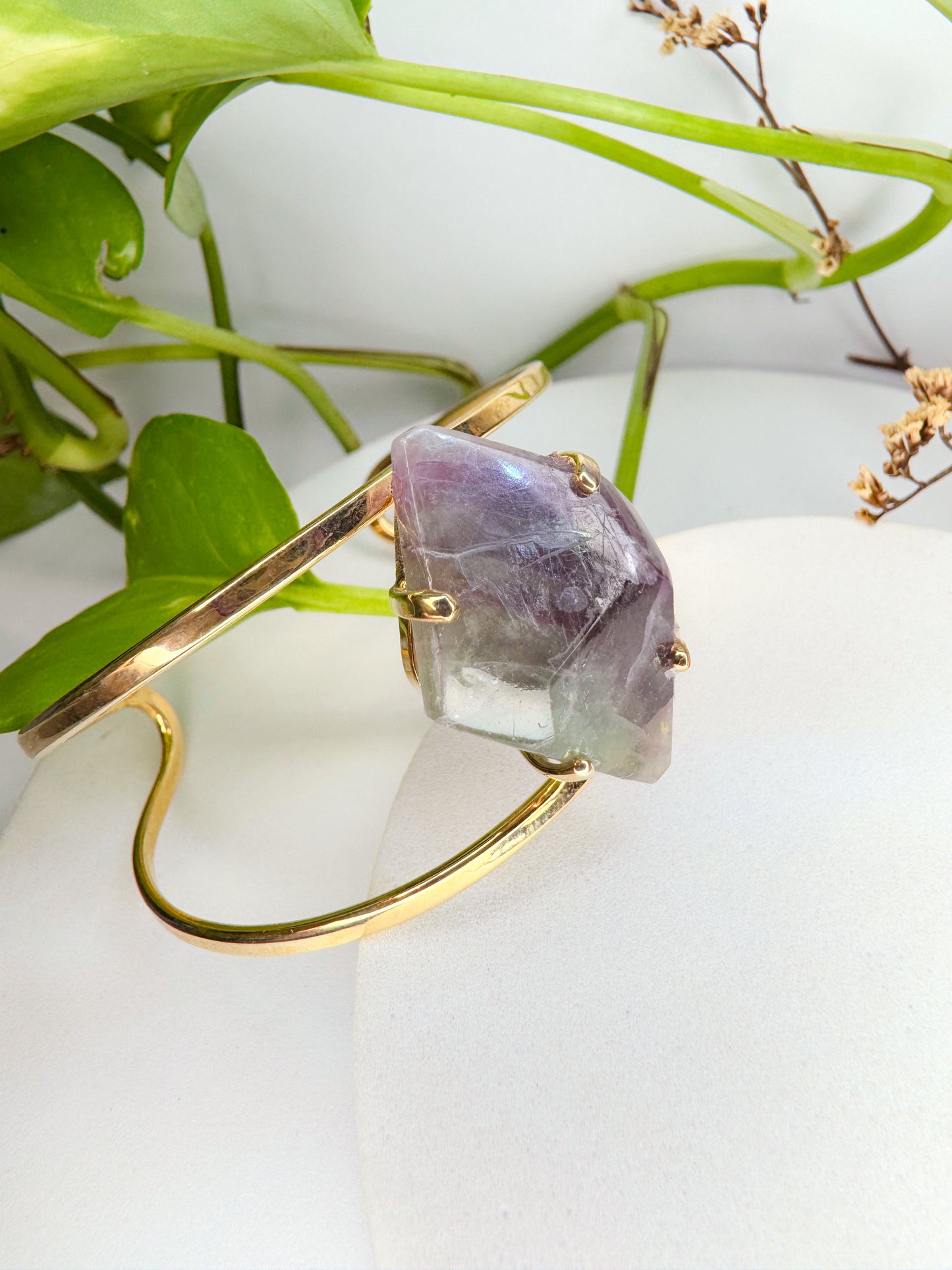 Bracelete Astro Fluorita arco iris