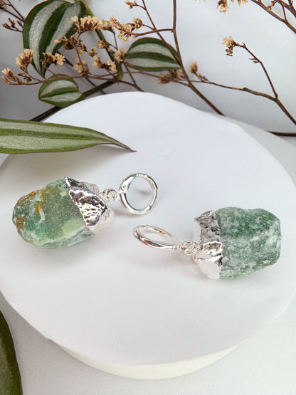 Brinco júpiter - Quartzo Verde