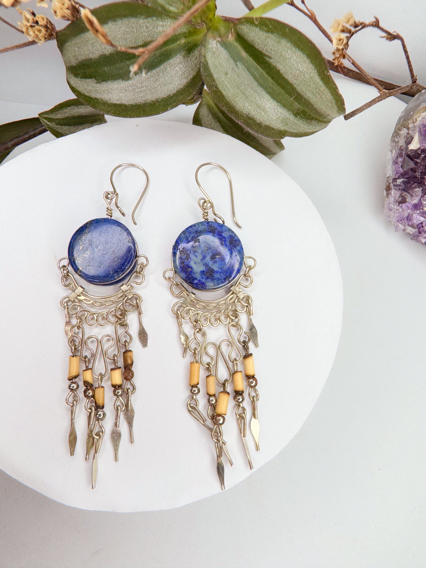 Brinco Nostalgia - Lápis lazulli