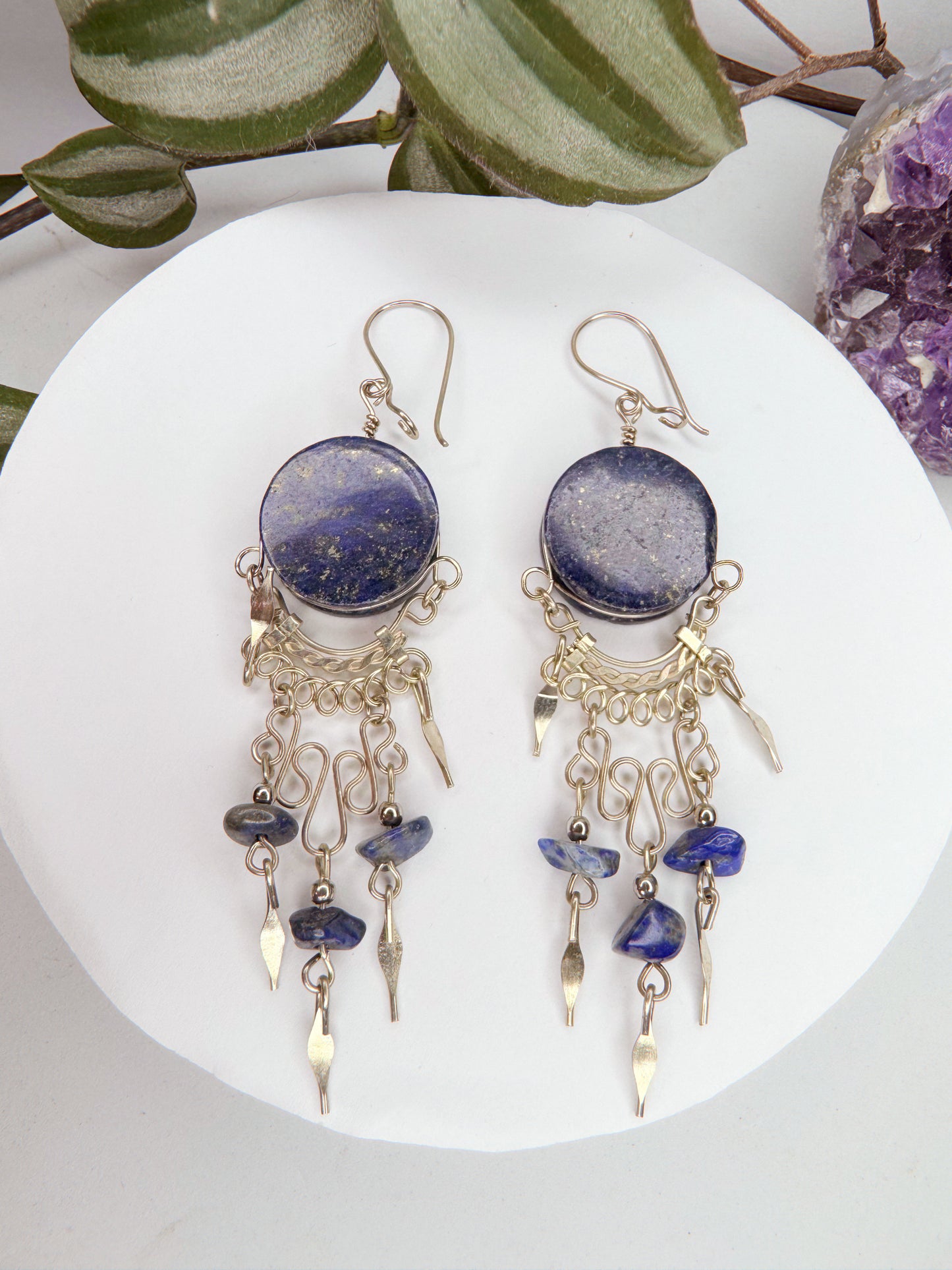 Brinco Nostalgia - Lápis lazulli