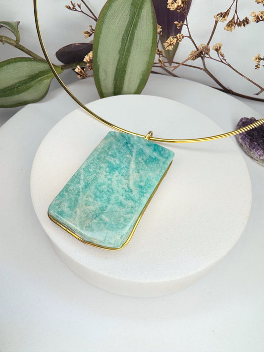 Aro Lunação - Amazonita