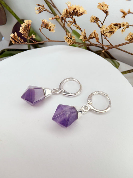 Brinco Júpiter - ametista