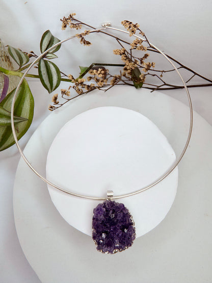 Aro Lunação - Drusa ametista