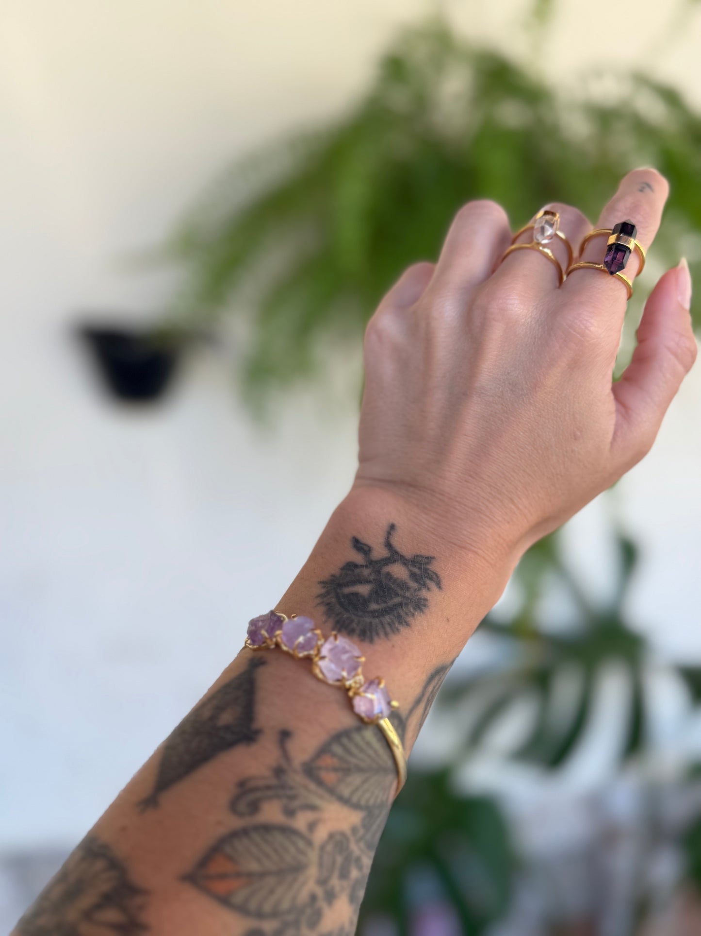 Bracelete terra - Ametista