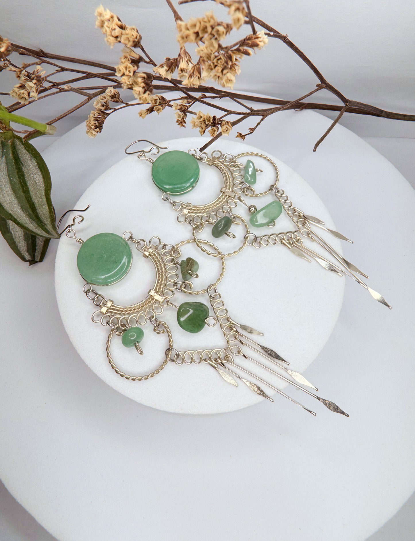 Brinco nostalgia - Quartzo verde