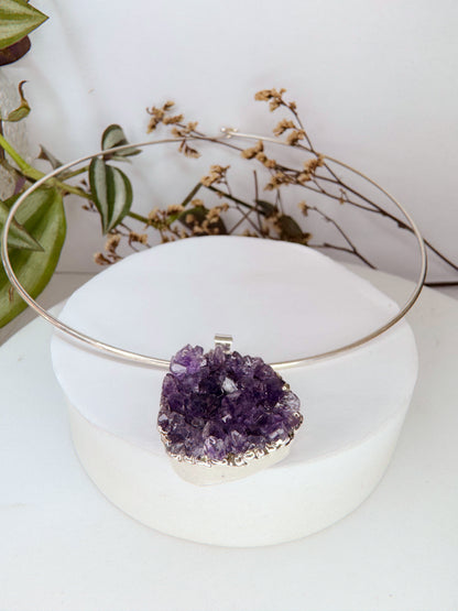 Aro Lunação - Drusa ametista