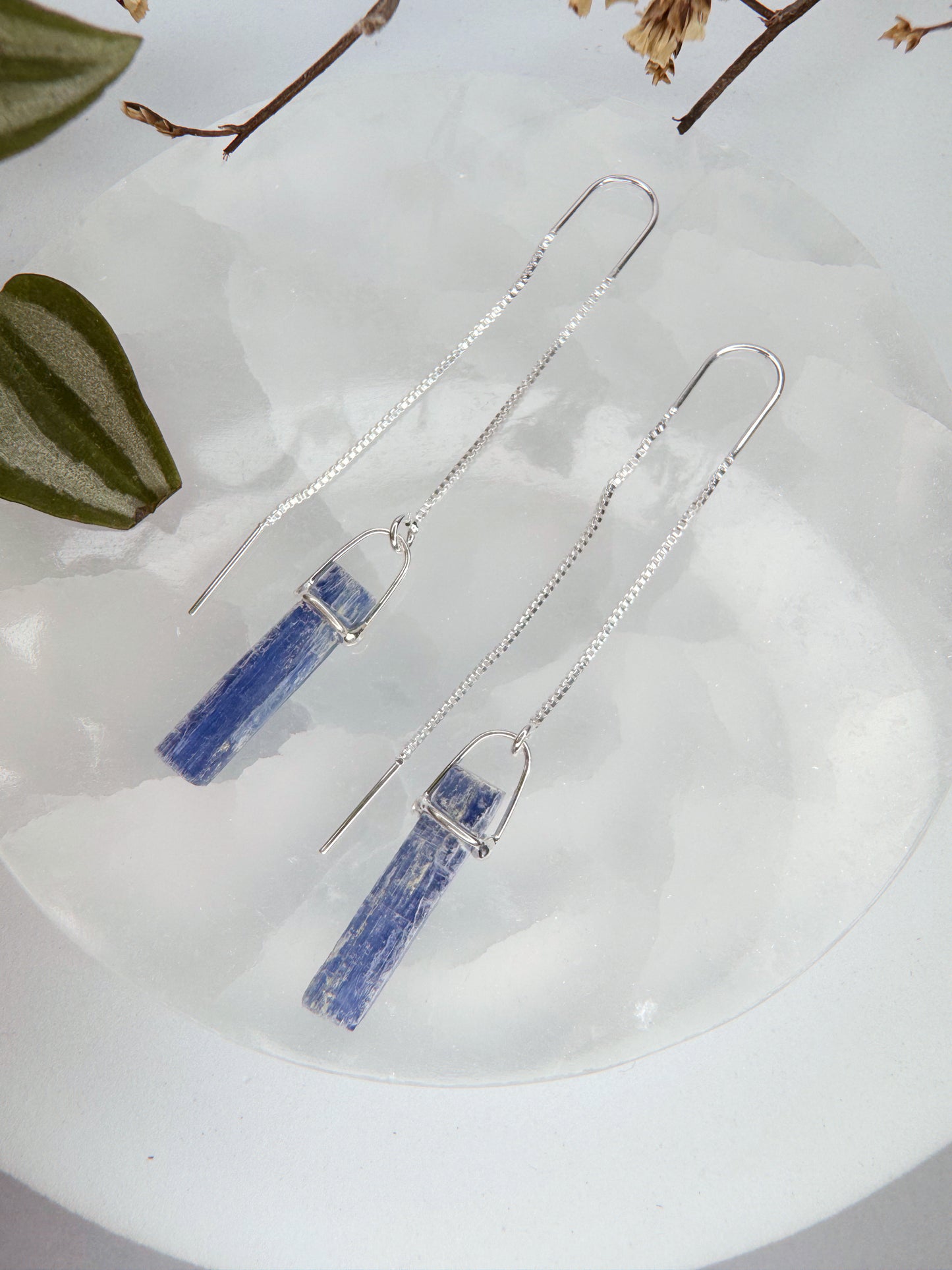 Brinco Zen - cianita azul