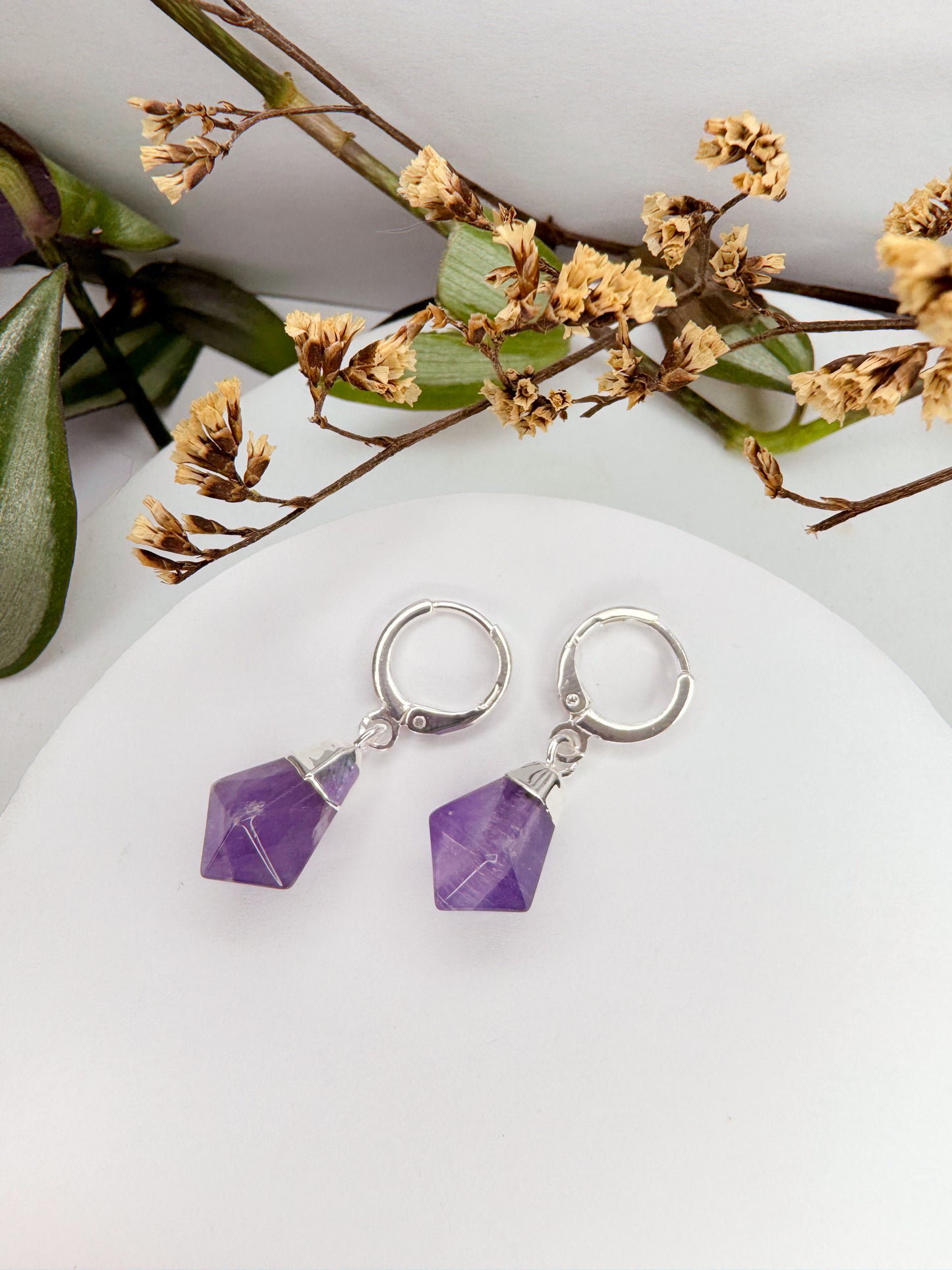 Brinco Júpiter - ametista