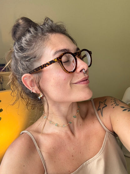 Choker Luar - Agua Marinha