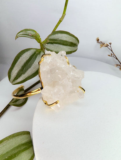 Bracelete titã - drusa de cristal