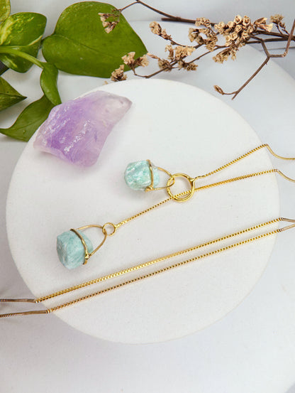 Colar cósmico - amazonita