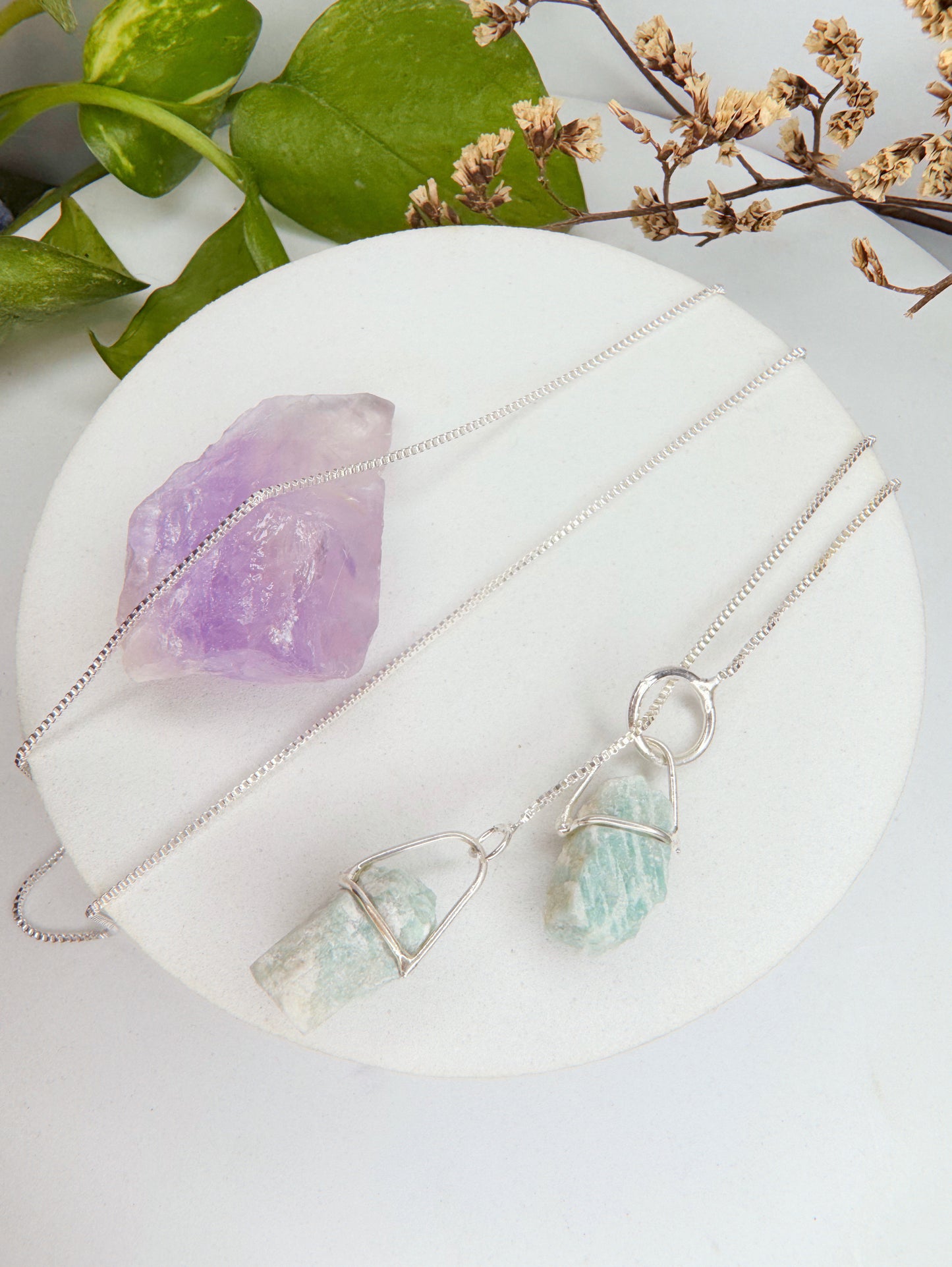 Colar cósmico - amazonita