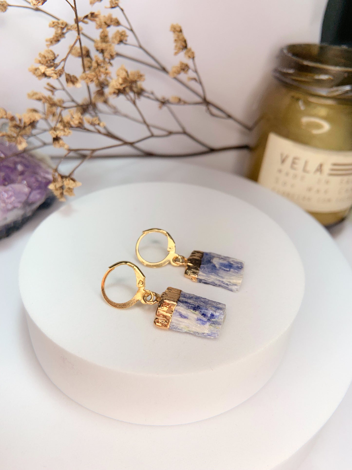 Brinco júpiter - cianita azul