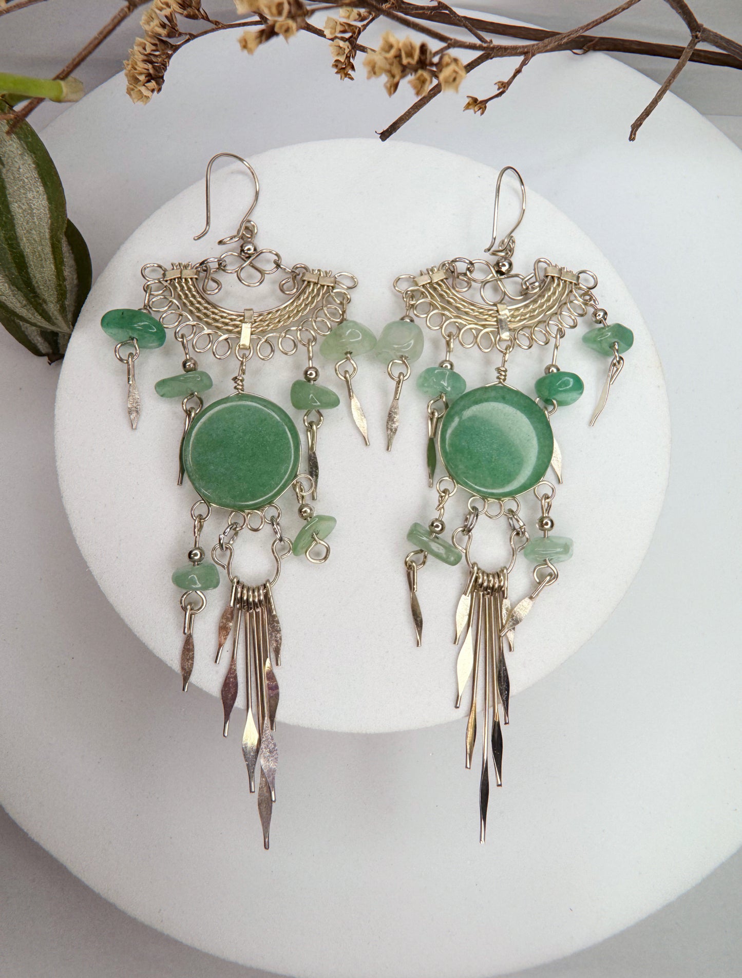 Brinco nostalgia - Quartzo verde