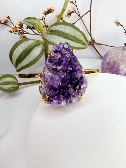 Bracelete titã - Drusa ametista