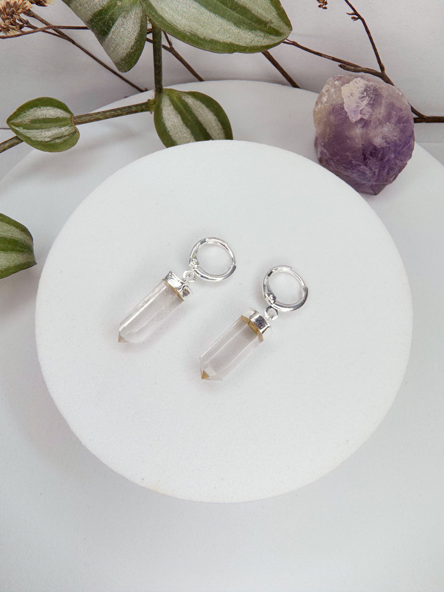 Brinco Júpiter - Quartzo de cristal