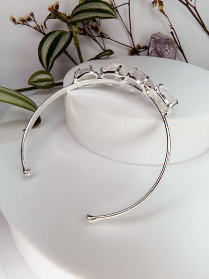 Bracelete terra - Quartzo de cristal