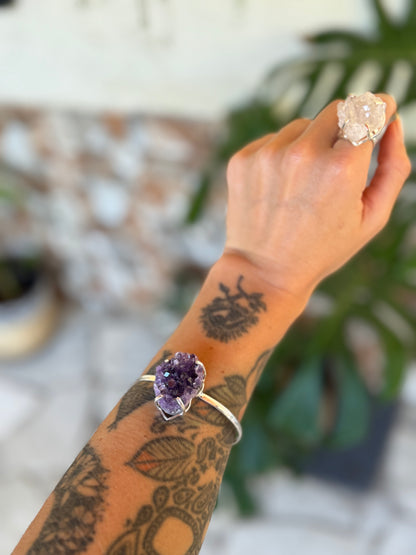 Bracelete titã - Drusa ametista