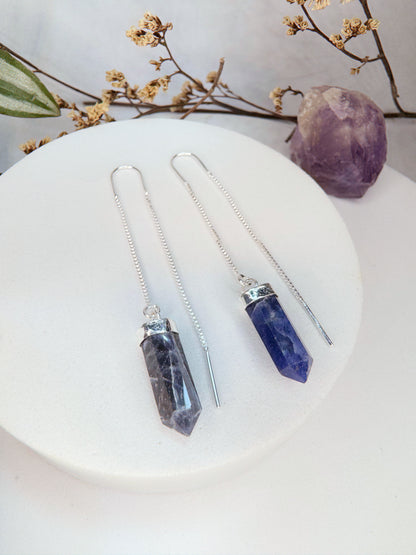 Brinco zen - Sodalita lapidada