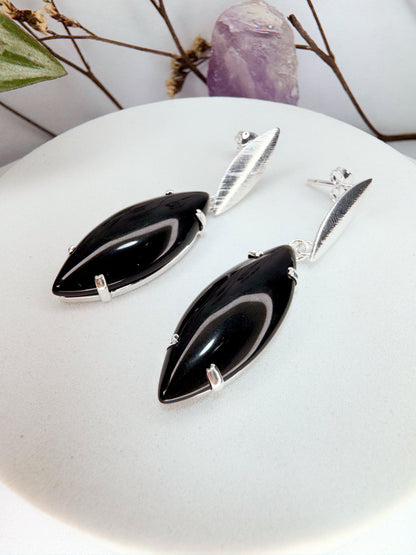 Brinco Urano - Ônix