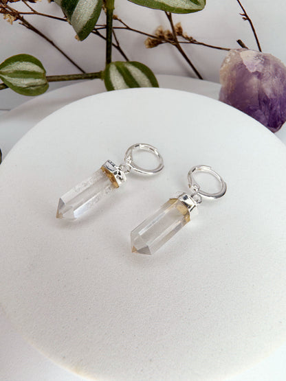 Brinco Júpiter - Quartzo de cristal