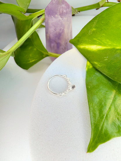 Piercing clareza - Prata 925