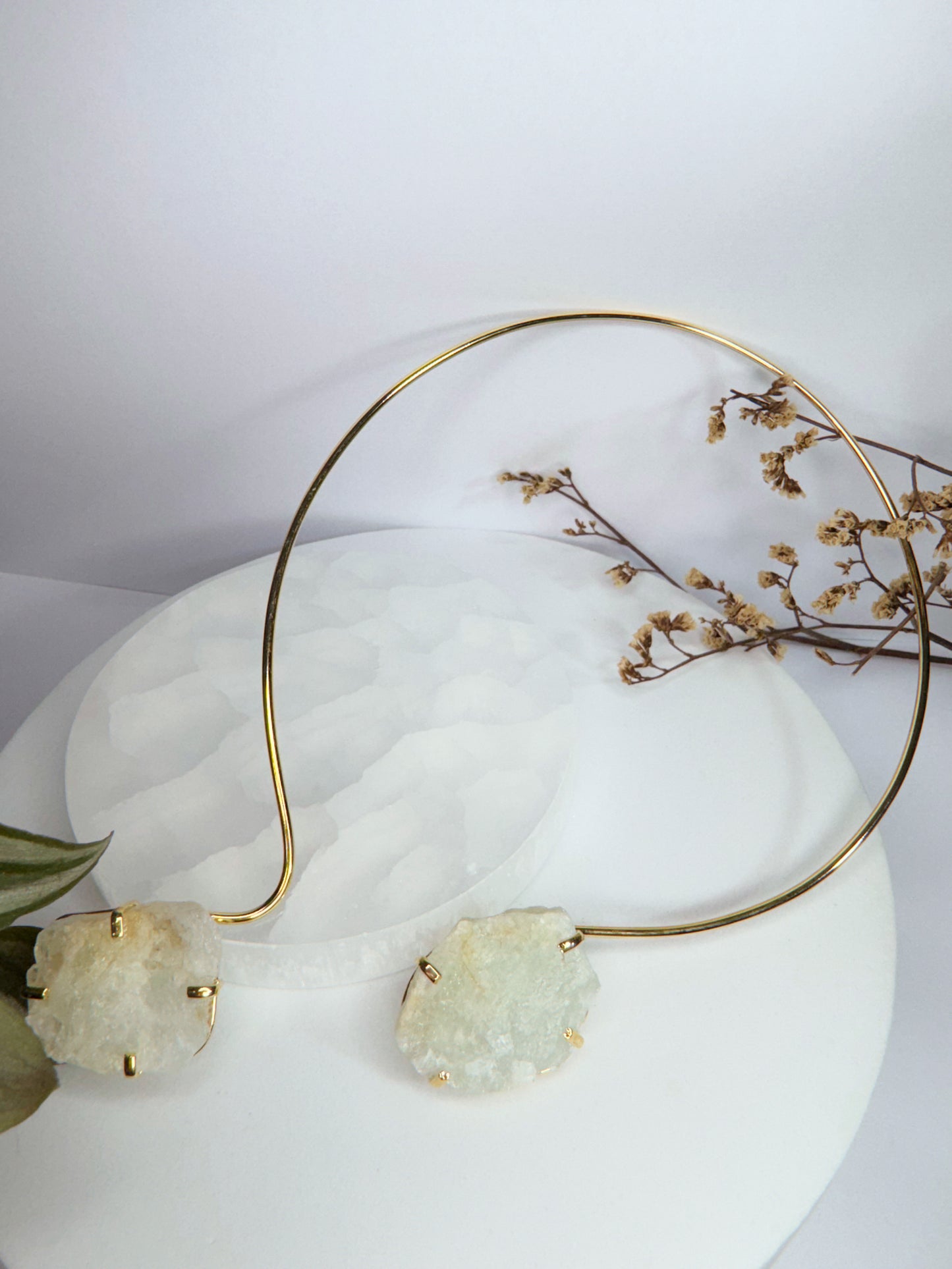 Choker Espaço - Agua marinha