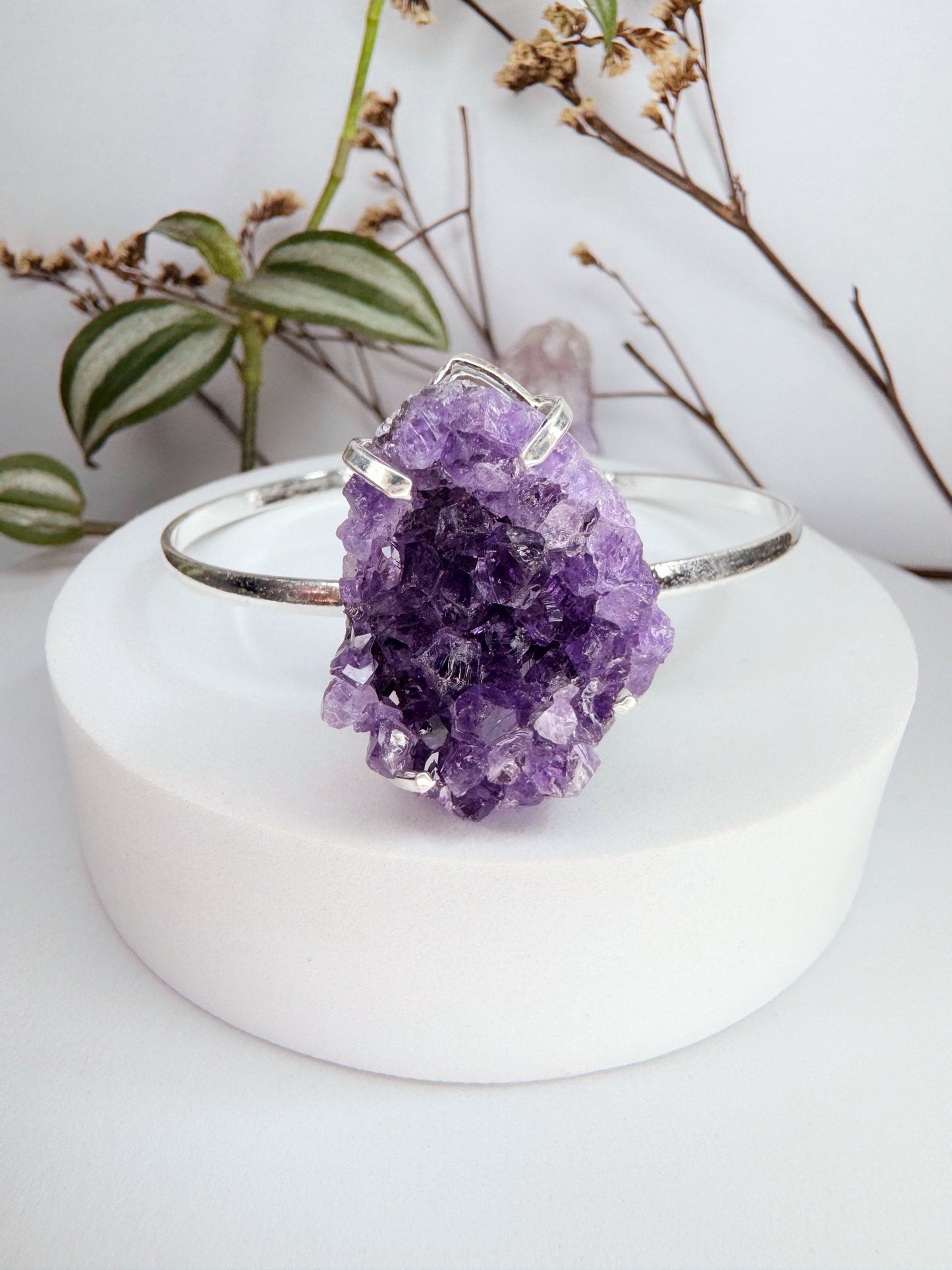 Bracelete titã - Drusa ametista