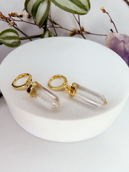 Brinco Júpiter - Quartzo de cristal