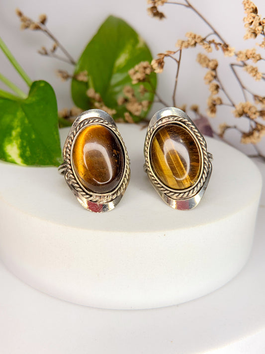 Anel aura - Olho de Tigre